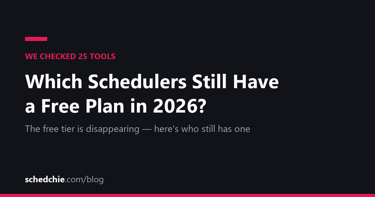 Which Social Media Schedulers Still Have a Free Plan in 2026? We Checked 25