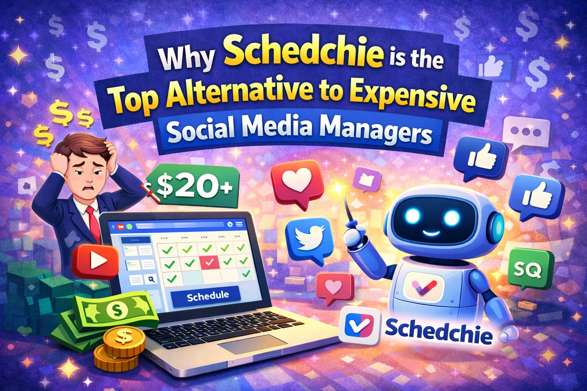Why Schedchie is the Top Alternative to Expensive Social Media Managers - Featured image