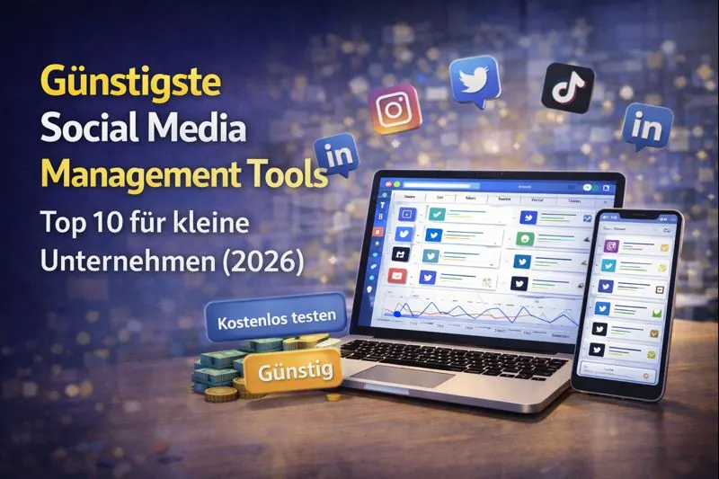 Günstigste Social Media Management Tools: Top 10 für kleine Unternehmen (2026)