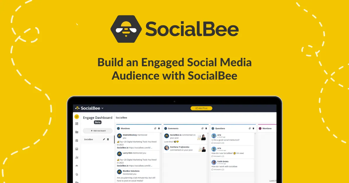 Social Media Engagement Tool - Try SocialBee for Free! - SocialBee