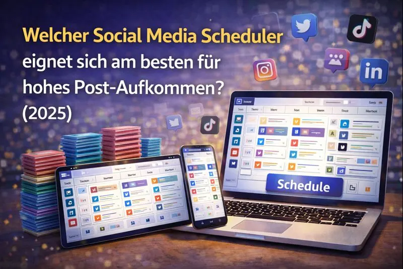 Welcher Social Media Scheduler eignet sich am besten für hohes Post-Aufkommen? (2025)