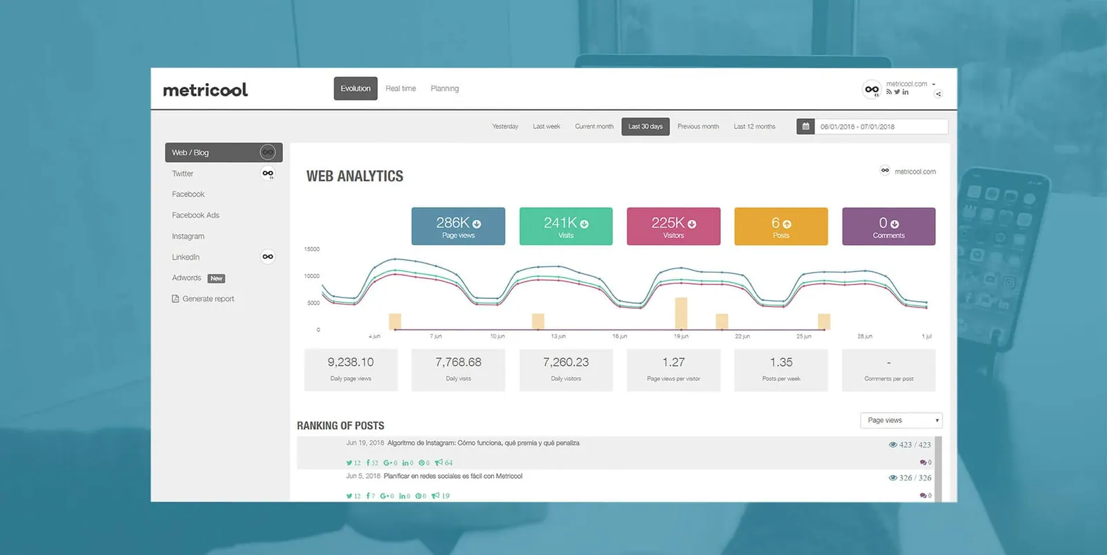 METRICOOL Social media y contenidos en la misma herramienta