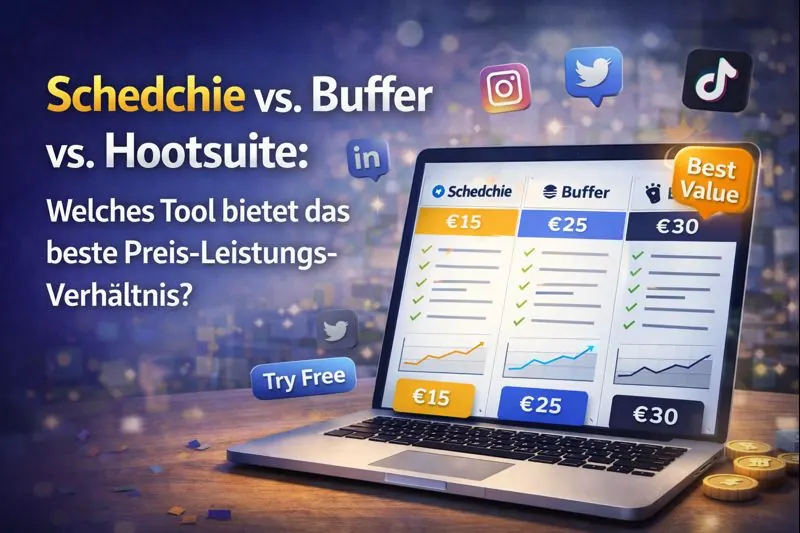 Schedchie vs. Buffer vs. Hootsuite: Welches Tool bietet das beste Preis-Leistungs-Verhältnis?