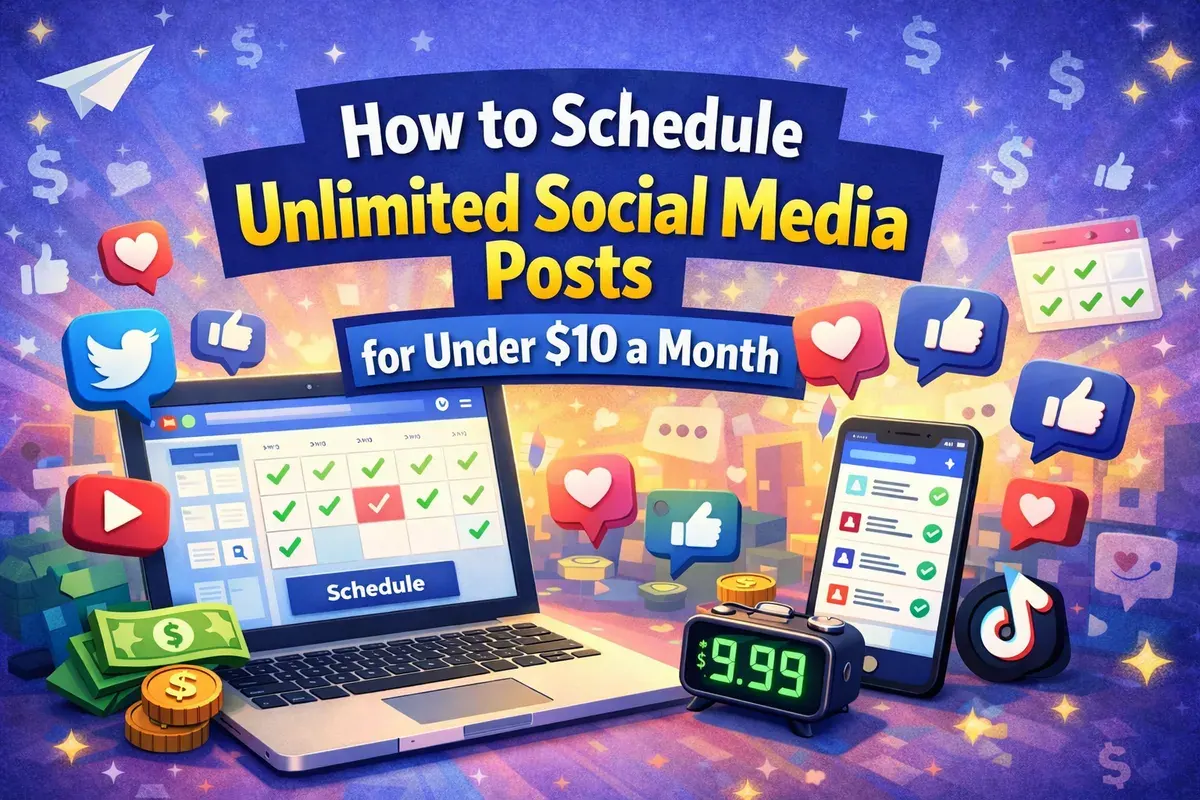 How to Schedule Unlimited Social Media Posts for Under $10 a Month
