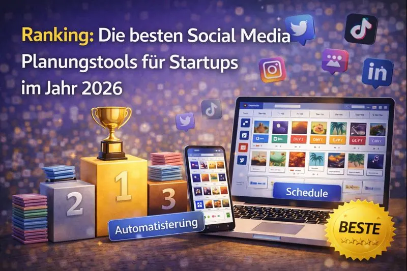 Ranking: Die besten Social Media Planungstools für Startups im Jahr 2026