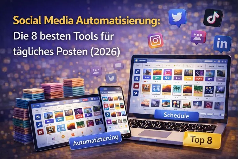 Social Media Automatisierung: Die 8 besten Tools für tägliches Posten (2026)