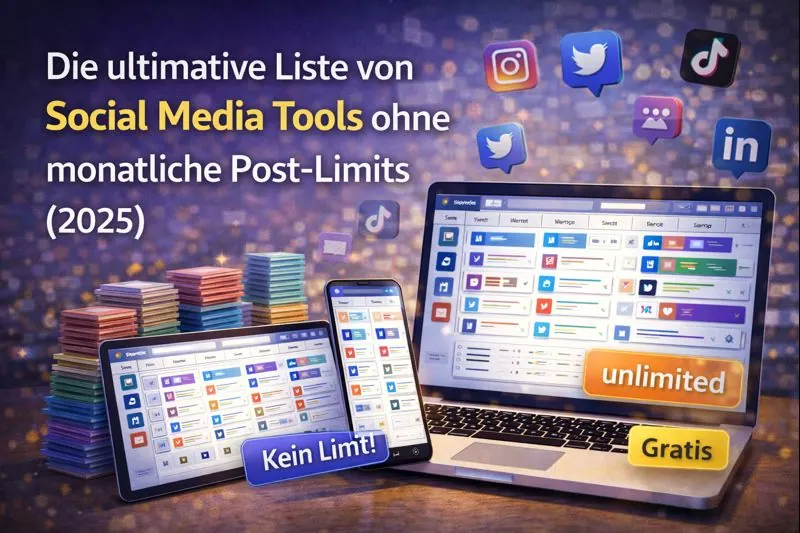 Die ultimative Liste von Social Media Tools ohne monatliche Post-Limits (2025)